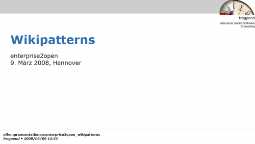 wikipatterns _ enterprise2open